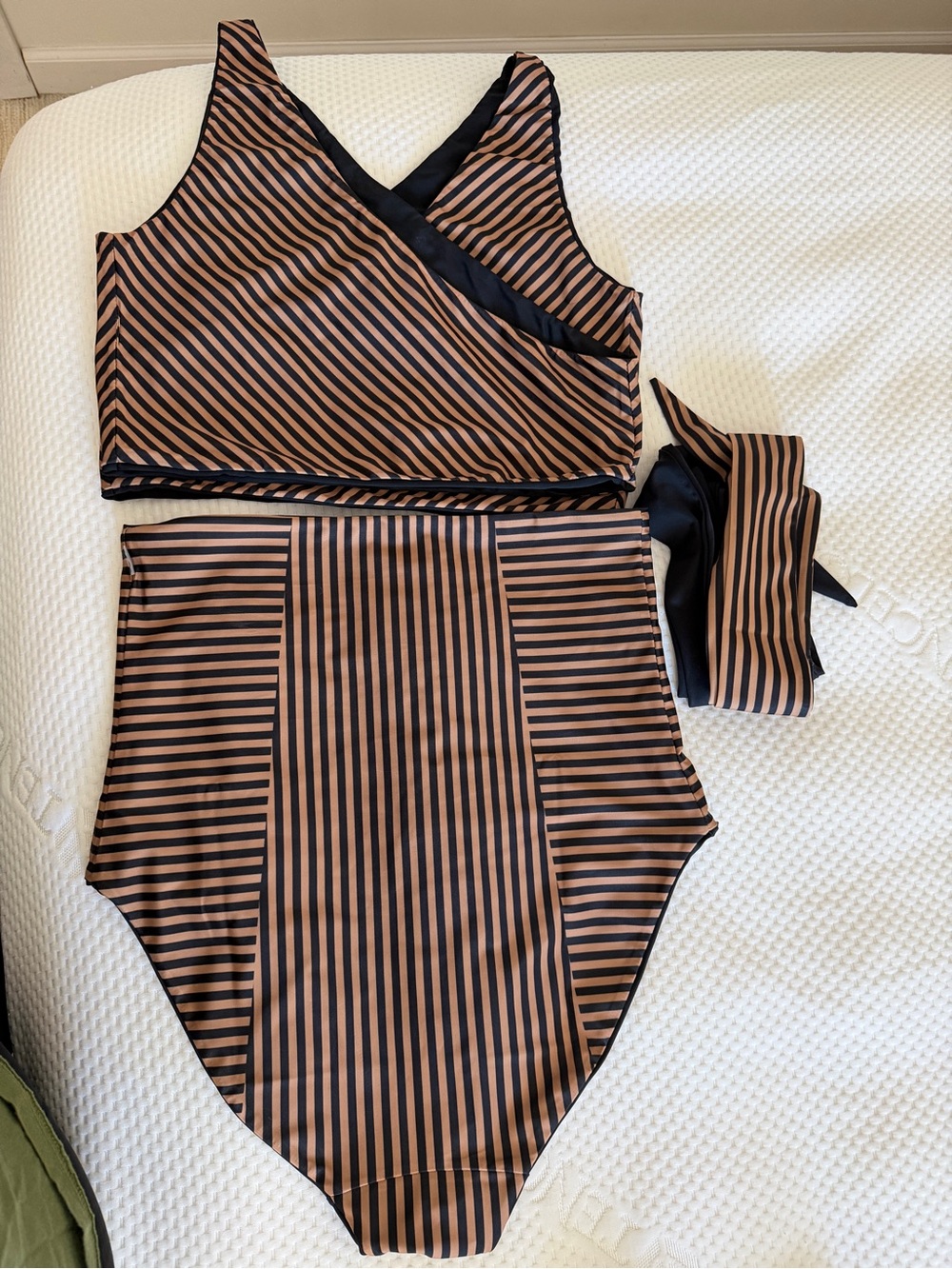 Baiia Valencia top and bottom Swimsuit with Wraps